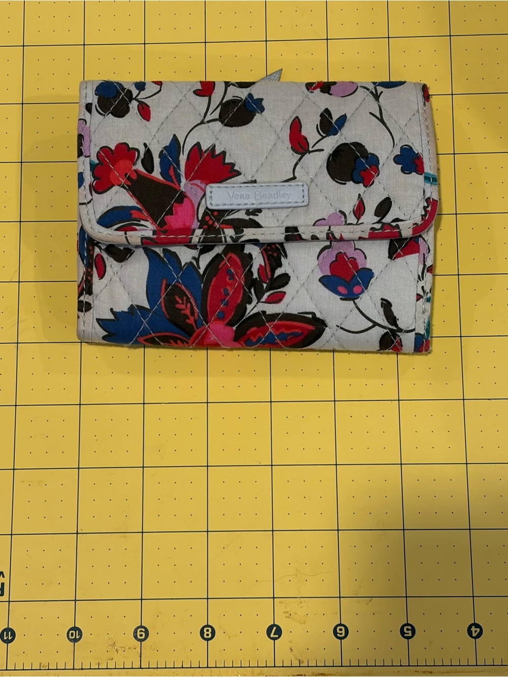 Vera Bradley Quilted "Vineyard Floral" Wallet